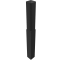 Genbrugsmateriale-stolpe | firkantet stolpe 140 x 140 mm | Pullerter uden fr�set rille og reflekser Farve: sort
